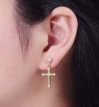 Load image into Gallery viewer, Mary Cz Earrings
