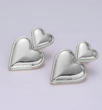 Load image into Gallery viewer, Double Love Earrings
