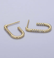 Load image into Gallery viewer, Emmy Cz Hoops
