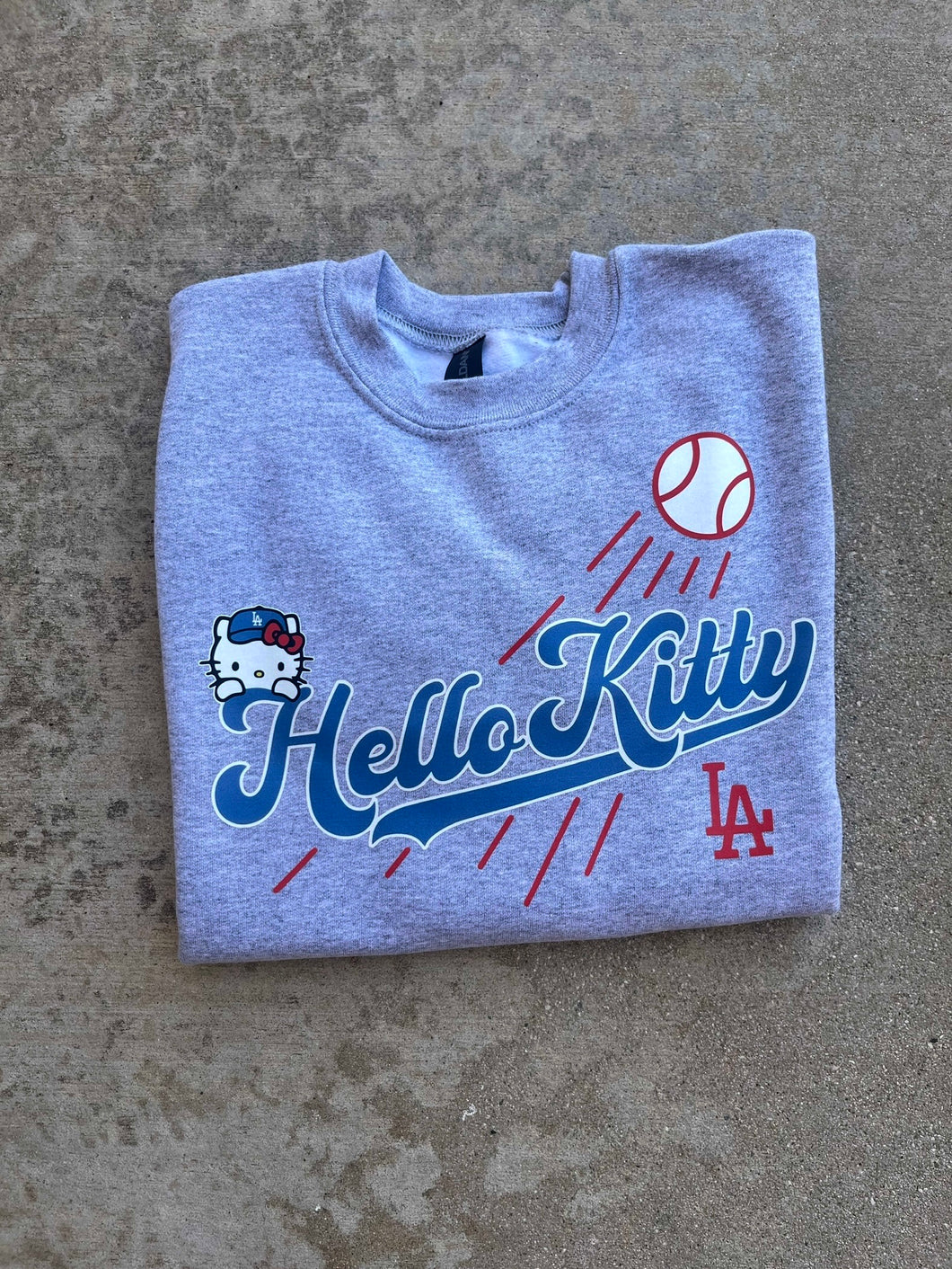 Hello Kitty Dodgers Sweater (YOUTH)