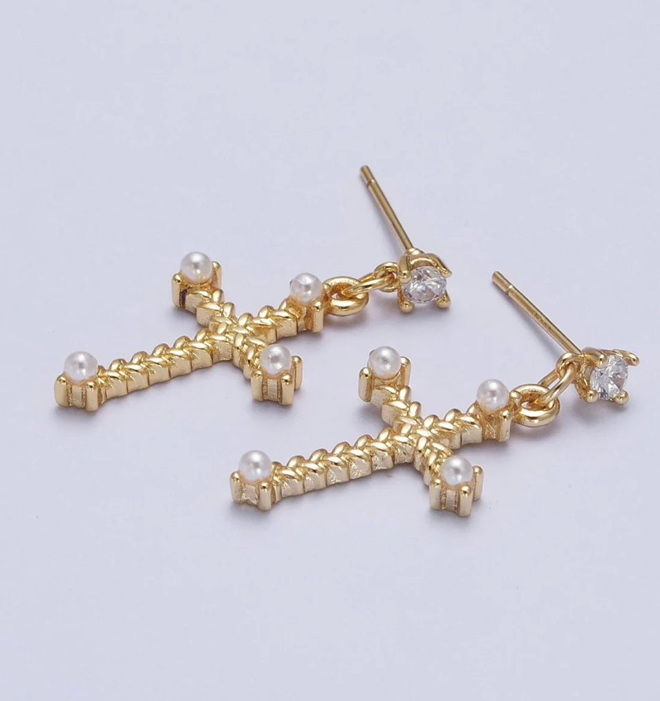 Mary Cz Earrings