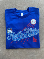 Hello Kitty Dodgers Tee (YOUTH)