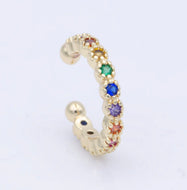 Rainbow Ear Cuff