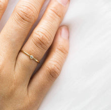 Load image into Gallery viewer, Tiny Solitaire Ring
